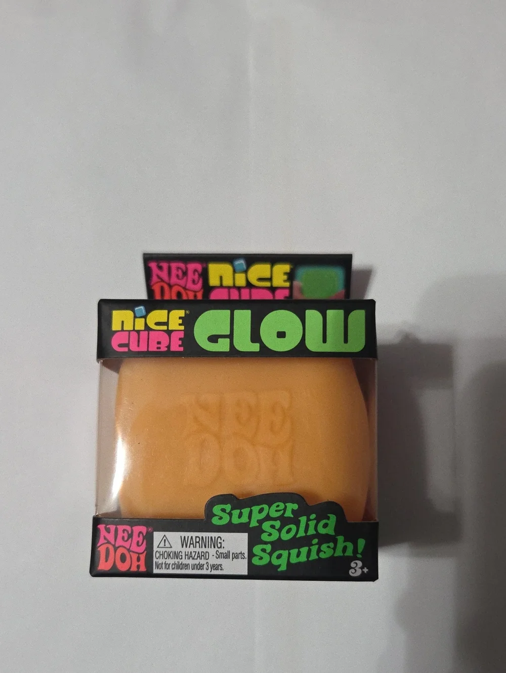 Nice Cube Glow Super Solid Squish - Orange